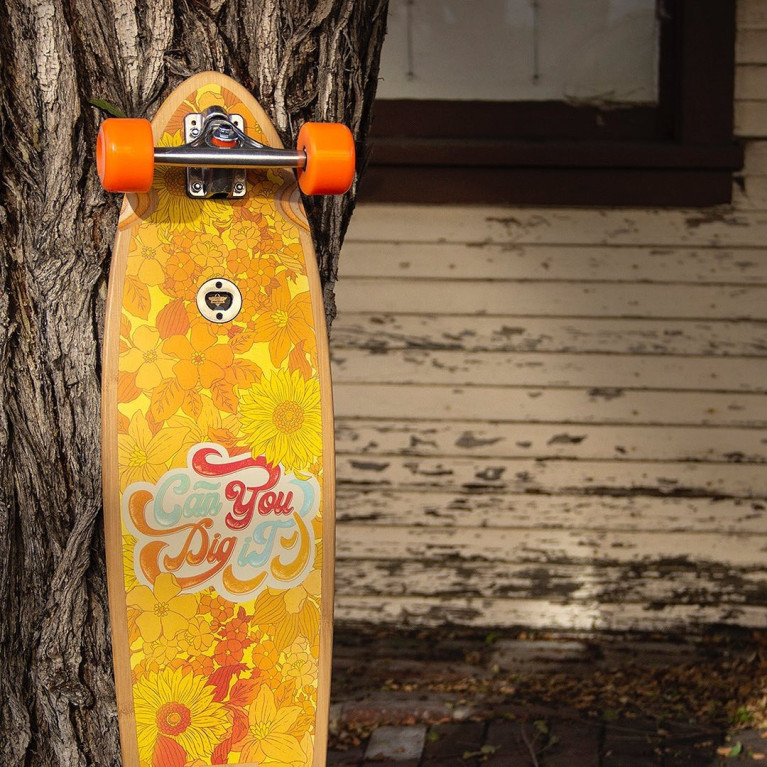 Лонгборд Dusters DIG IT LONGBOARD BAMBOO/ORANGE (40)