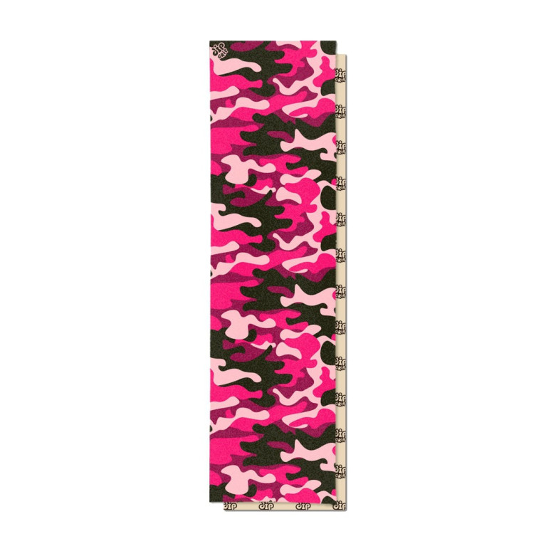 Шкурка для скейтборда Dip Grip CAMO: PINK/BLACK