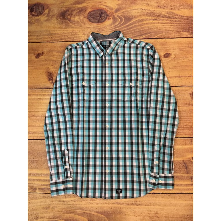 Рубашка Globe Attfield Shirt Aqua