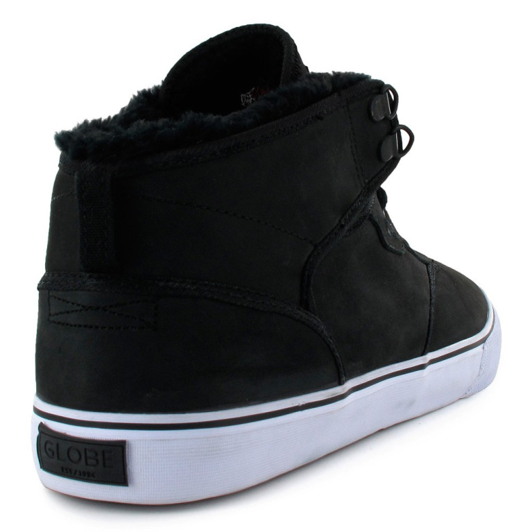 Кеды Globe Motley Mid Black/White Fur