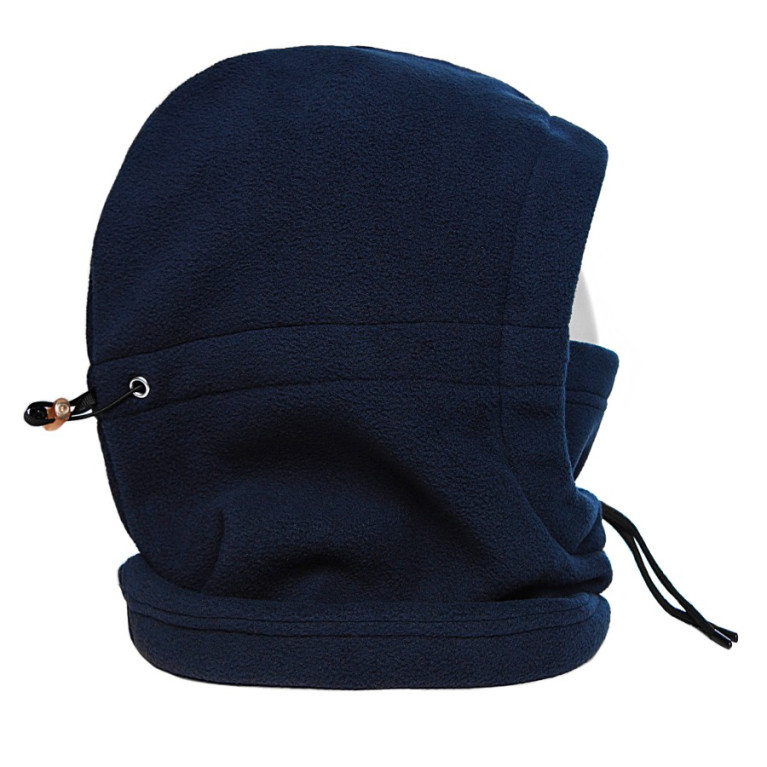 Капюшон Kusto Hood Navy Вышивка