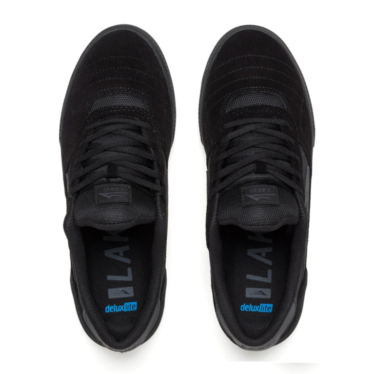 Кеды LAKAI SHOES CAMBRIDGE BLACK/REFLECTIVE SUEDE
