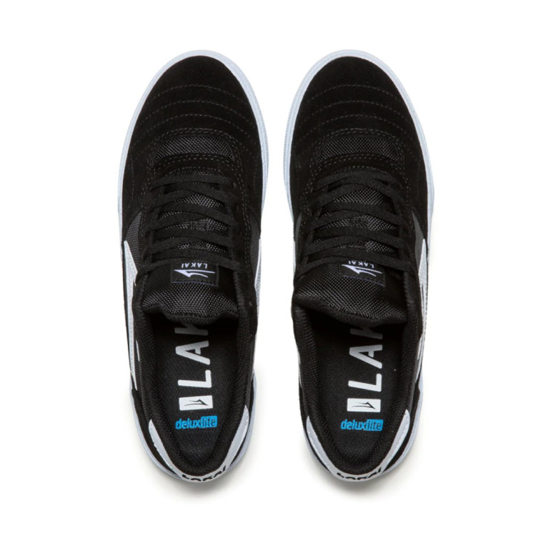 Кеды LAKAI SHOES CAMBRIDGE BLACK/WHITE SUEDE