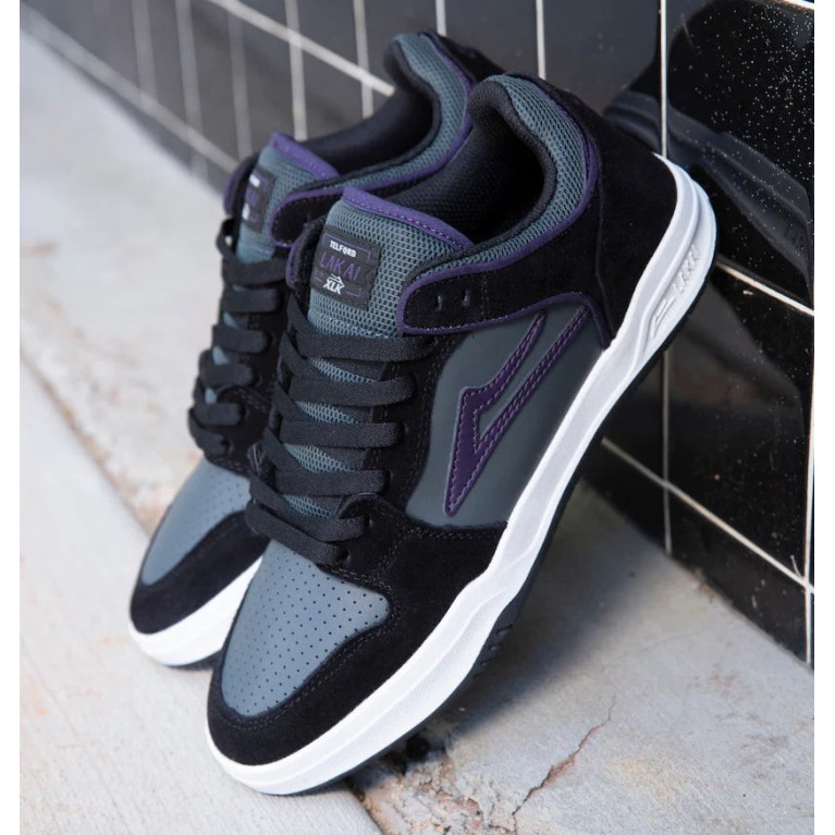 Кеды LAKAI SHOES TELFORD LOW BLACK/GREY SUEDE