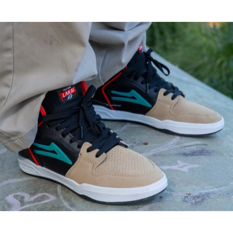 Кеды LAKAI SHOES TELFORD TAN/BLACK LEATHER