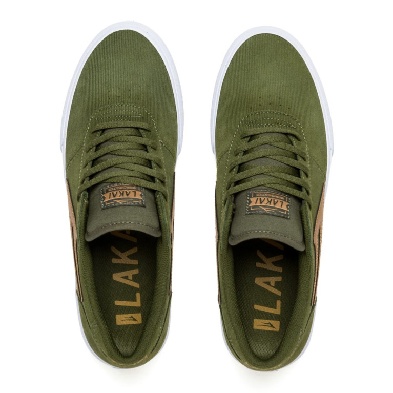 Кеды LAKAI SHOES MANCHESTER OLIVE CORD SUEDE