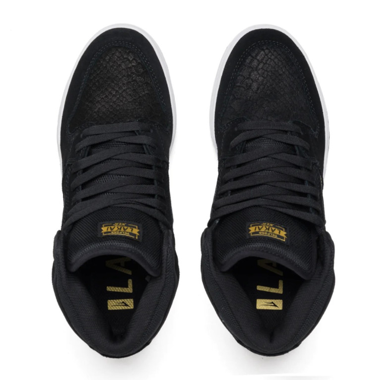 Кеды LAKAI SHOES TELFORD BLACK SNAKE SUEDE