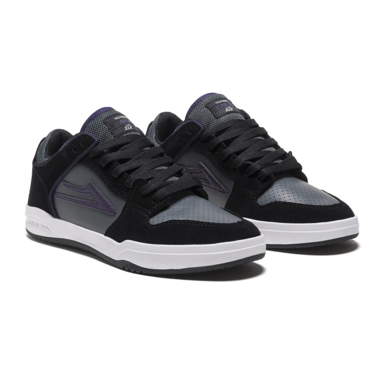 Кеды LAKAI SHOES TELFORD LOW BLACK/GREY SUEDE