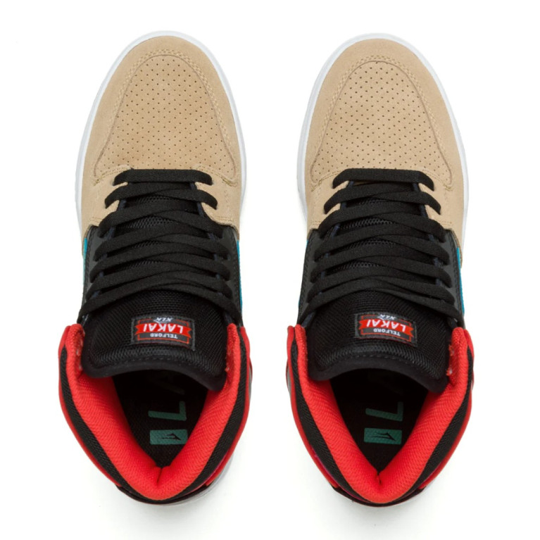 Кеды LAKAI SHOES TELFORD TAN/BLACK LEATHER