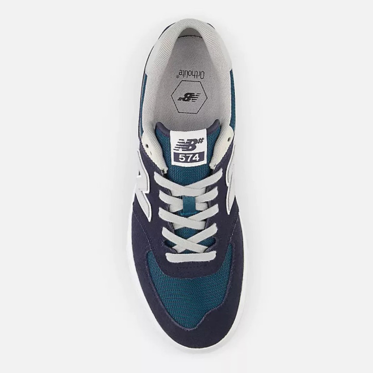 Кеды NEW BALANCE SHOES 574-VULC NAVY/GREY