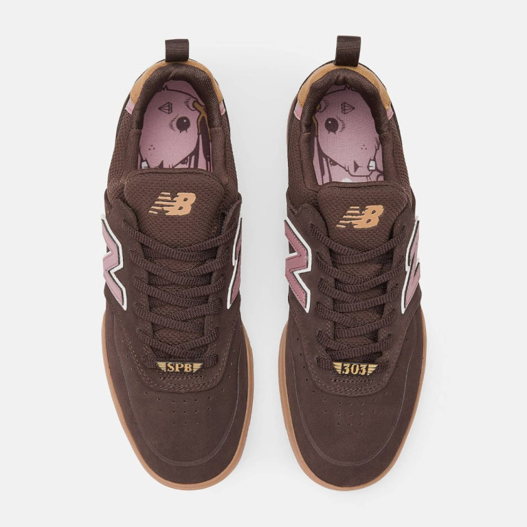 Кеды NEW BALANCE SHOES NM 288 JEREMY FISH X 303 BROWN/PINK