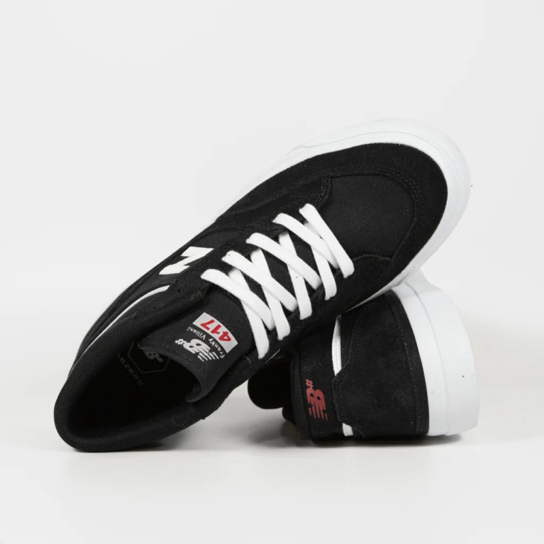 Кеды NEW BALANCE SHOES 417 VILLANI BLACK/WHITE