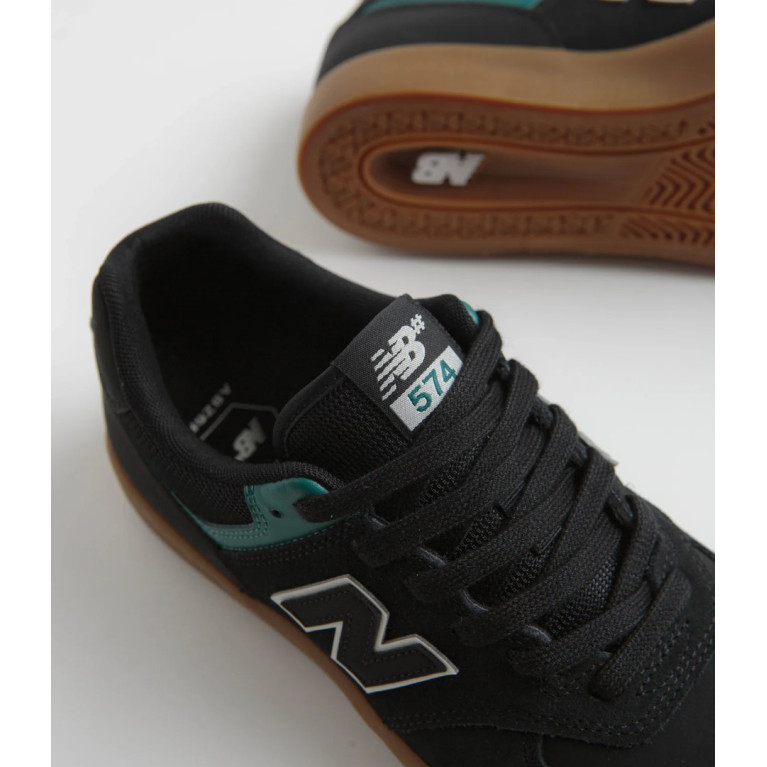 Кеды NEW BALANCE NUMERIC 574 Vulc Black/Vintage Teal