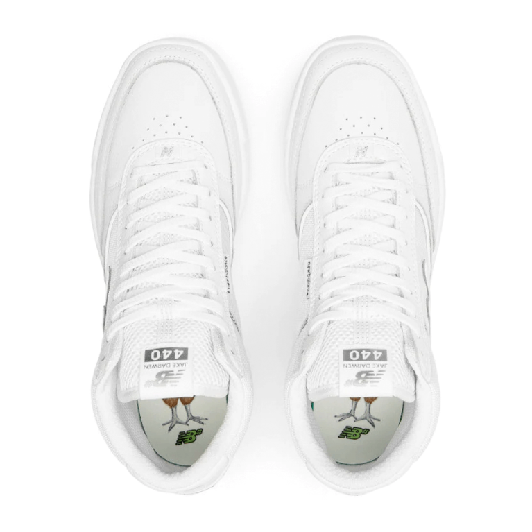 Кеды NEW BALANCE SHOES NM 440 JAKE DARWEN WHT/WHT LTHR