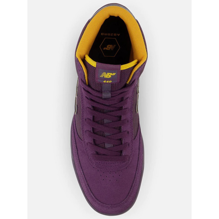 Кеды NEW BALANCE SHOES 440-HI PURPLE/YELLOW