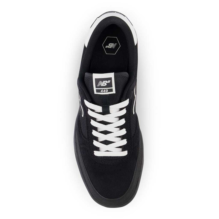 Кеды NEW BALANCE SHOES 440 BLACK/WHITE VEGAN