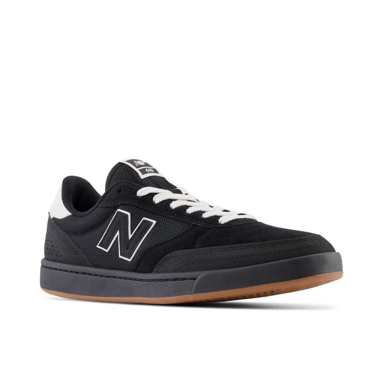 Кеды NEW BALANCE SHOES 440 BLACK/WHITE VEGAN