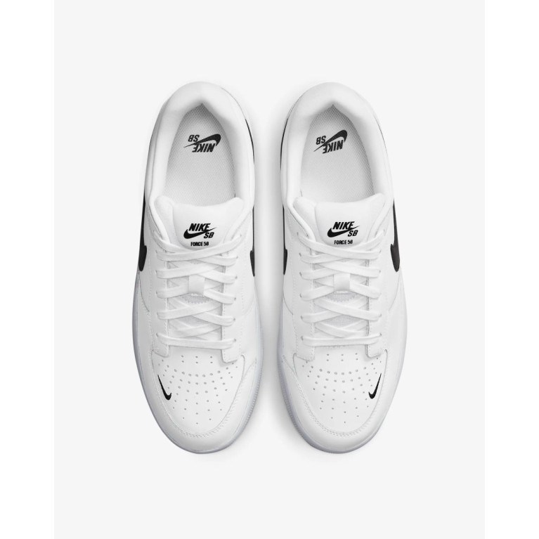 Кеды Nike SB Force 58 Premium White/White/White/Black