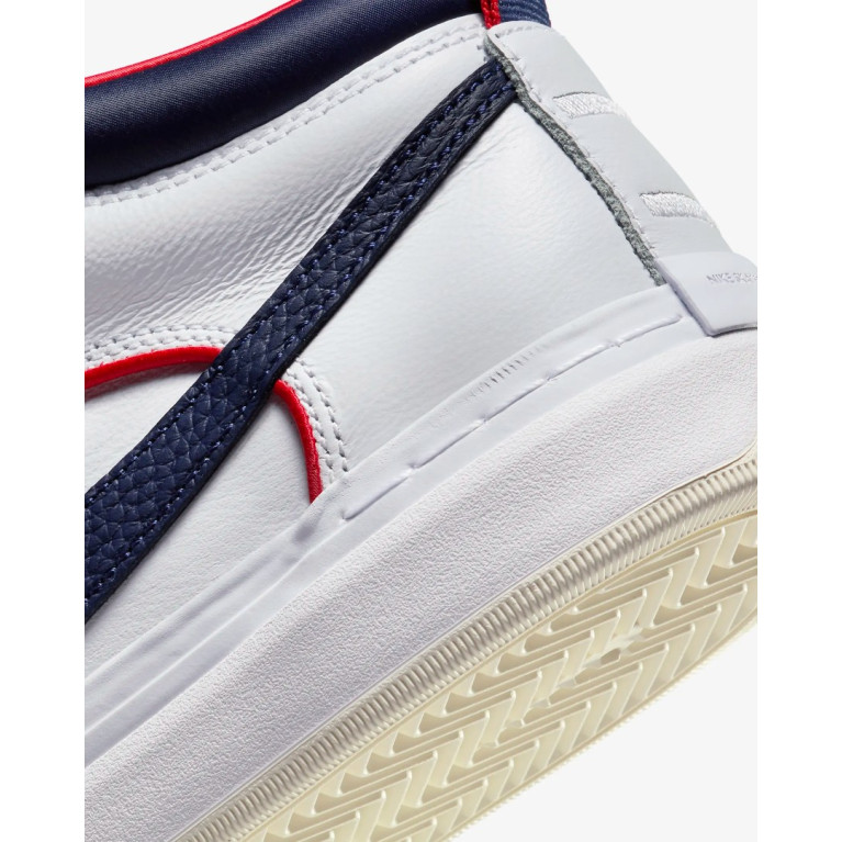 Кеды Nike SB React Leo Premium White/University Red/White/Midnight Navy