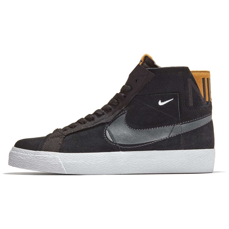Кеды Nike SB Blazer Mid Prm Zine Shoes Black/Anthracite-Wht