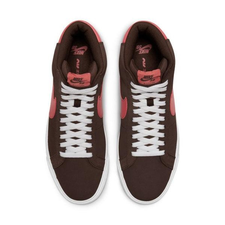 Кеды NIKE SB ZOOM BLAZER MID Brown/Pink