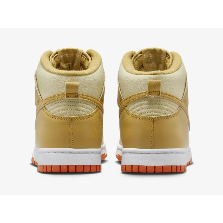 Кеды Nike Dunk High Team Gold/Team Gold/Safety Orange/Wheat Gold
