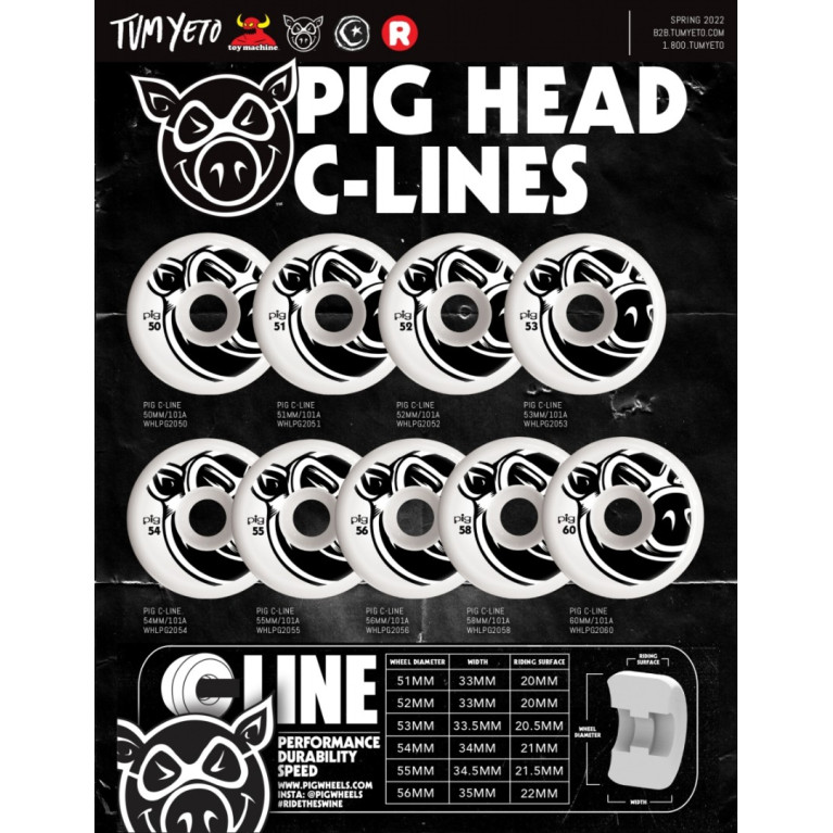 Комплект колес Pig Head c-line Natural