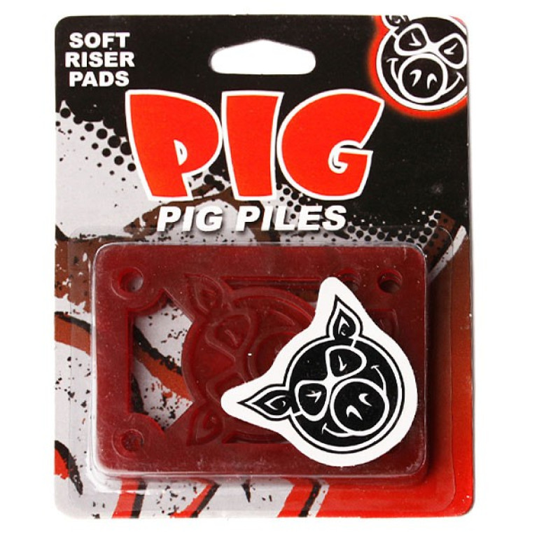 Подкладка Pig Piles Soft Risers/Shock Red
