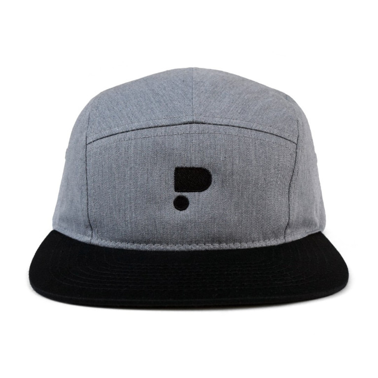 Кепка Pushca Classic P-Logo 5 Panel Cap Grey/Black