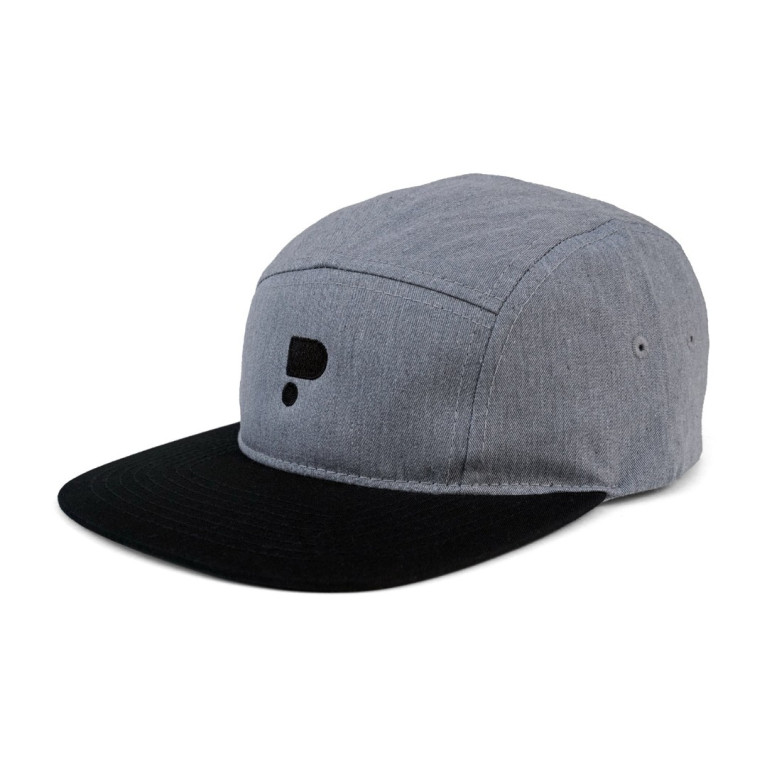Кепка Pushca Classic P-Logo 5 Panel Cap Grey/Black