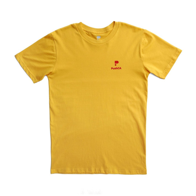 Футболка Pushca Logo Tee Yellow