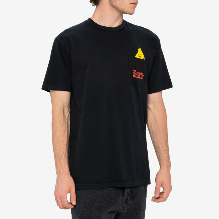 Футболка Ripndip F-U Flameboy Pocket Tee Vintage Black