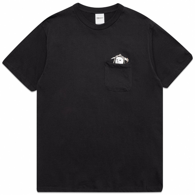 Футболка Ripndip Grim Nermer Pocket Tee Black