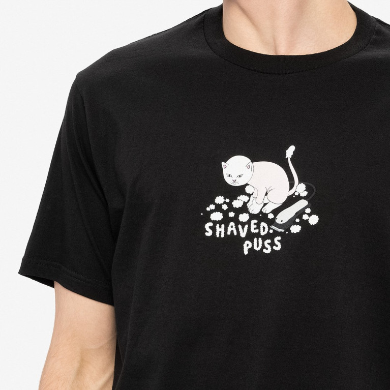 Футболка Ripndip Shaved Puss Tee Black