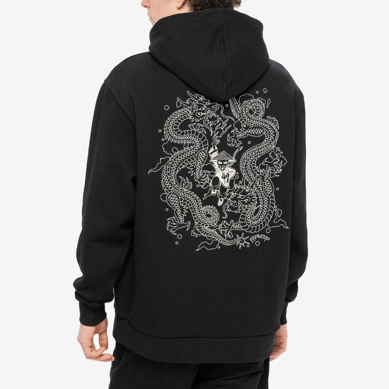 Толстовка Ripndip Ryu Embroidered Hoodie Black