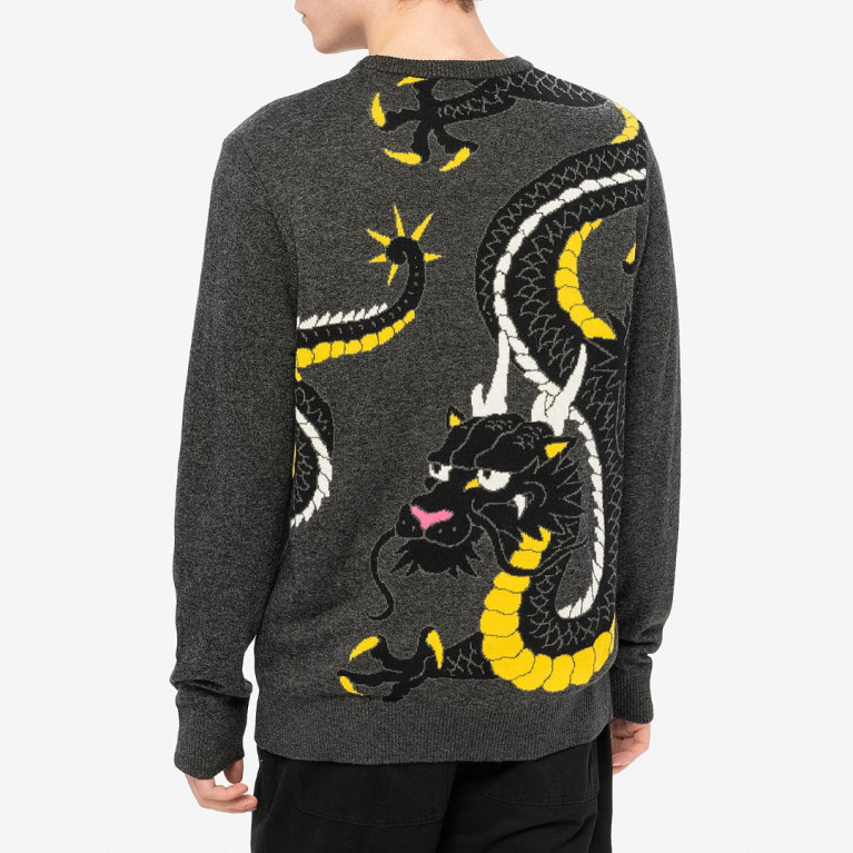 Свитер Ripndip Ryu Knit Sweater Black Heather