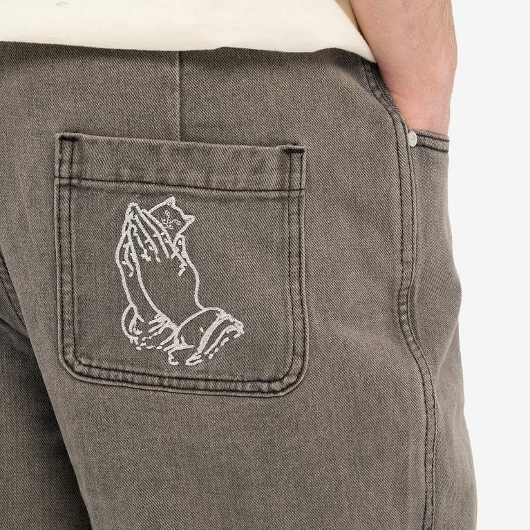 Штаны Ripndip Los Feliz Denim Pants Charcoal Stone Wash
