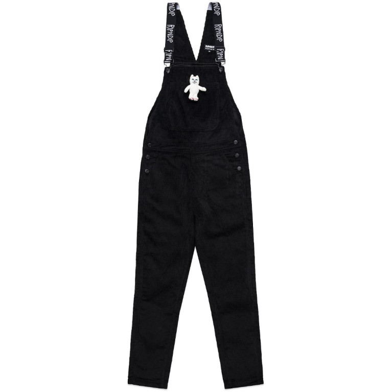 Комбинезон Ripndip Nermy Buddy Corduroy Overalls Black