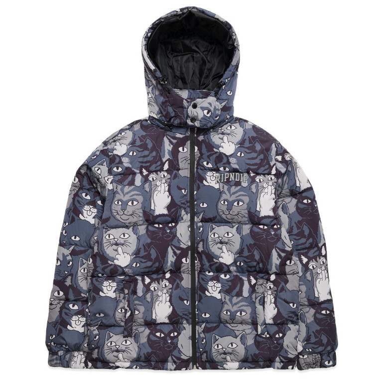 Куртка Ripndip Family Tree Puffer Jacket Black