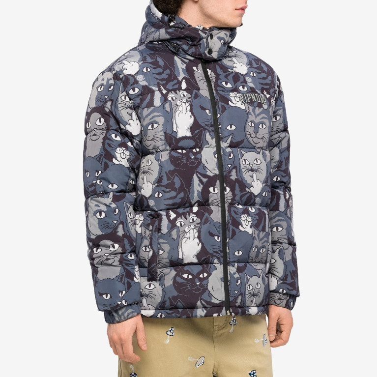 Куртка Ripndip Family Tree Puffer Jacket Black