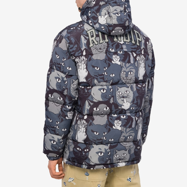 Куртка Ripndip Family Tree Puffer Jacket Black