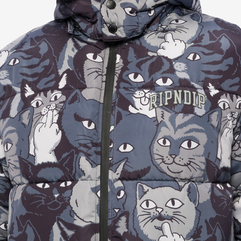 Куртка Ripndip Family Tree Puffer Jacket Black