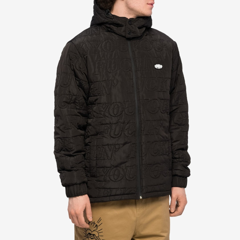 Куртка Ripndip Fuckin Fuck Puffer Jacket Black