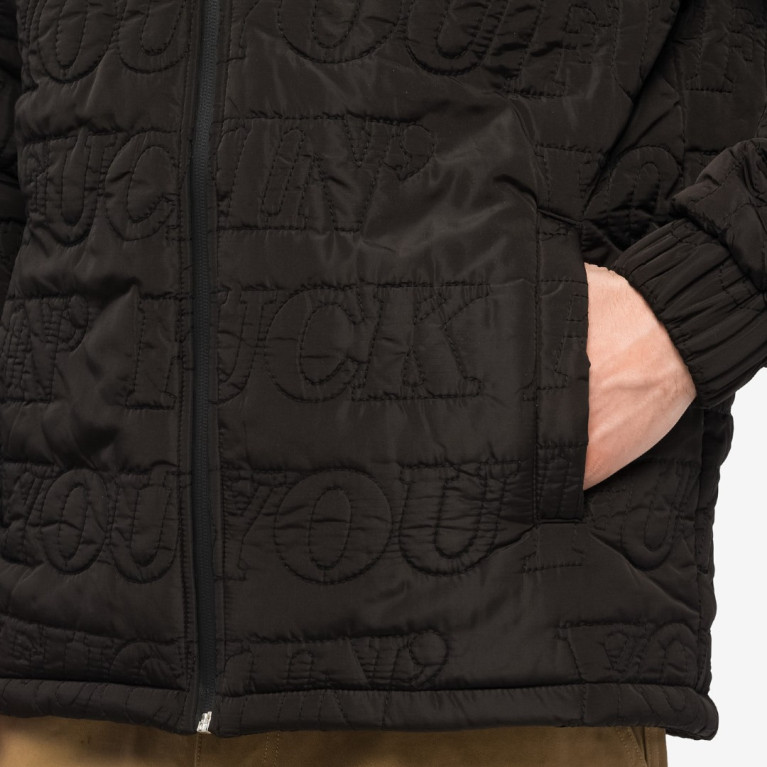 Куртка Ripndip Fuckin Fuck Puffer Jacket Black