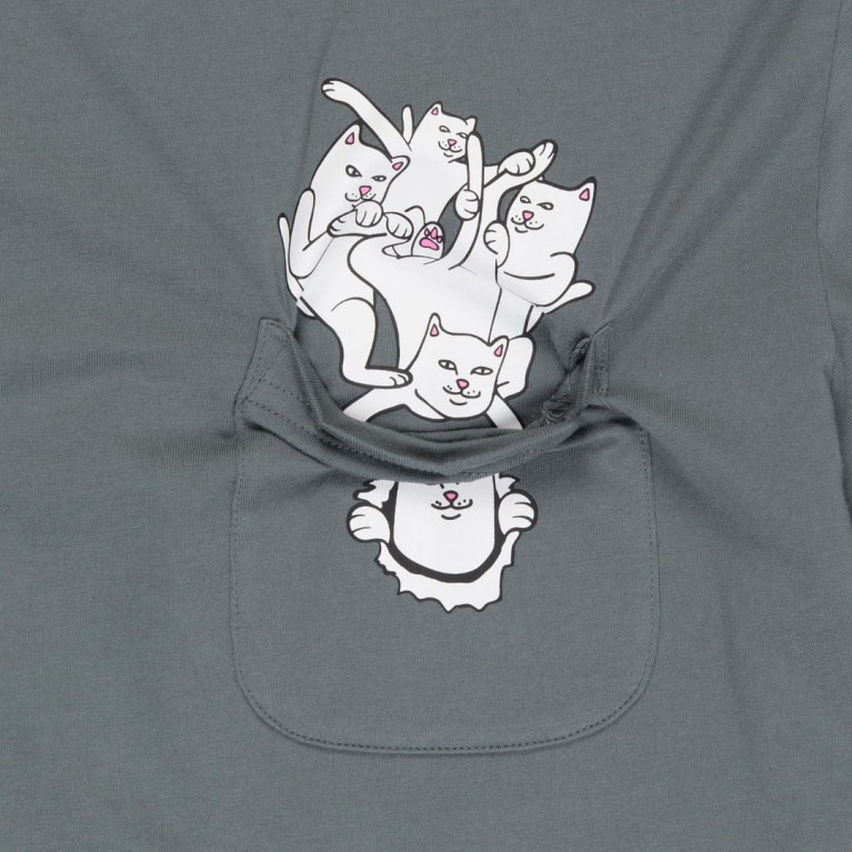 Футболка Ripndip Nermaniac Pocket Tee Charcoal