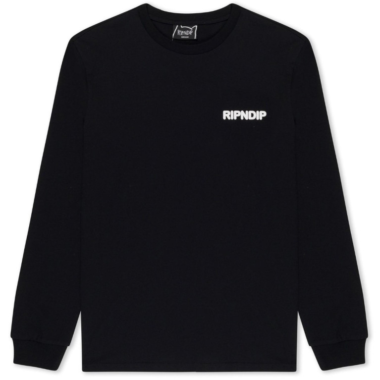 Лонгслив Ripndip Pet Kitties Long Sleeve Black