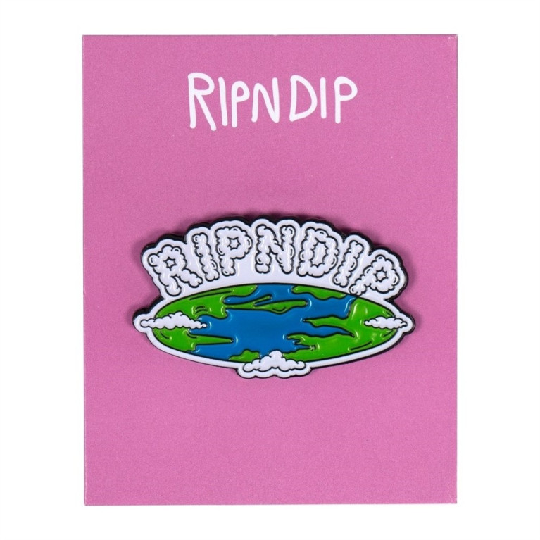 Значёк Ripndip Flat Earth Pin