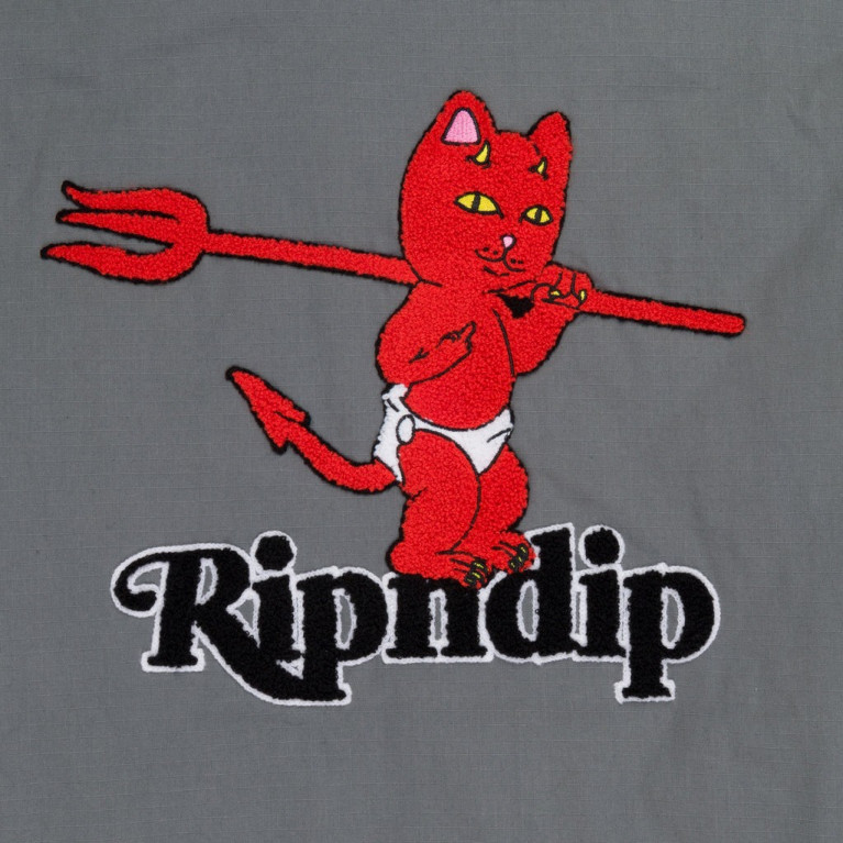 Куртка Ripndip Devil Baby Button Down Jacket Charcoal