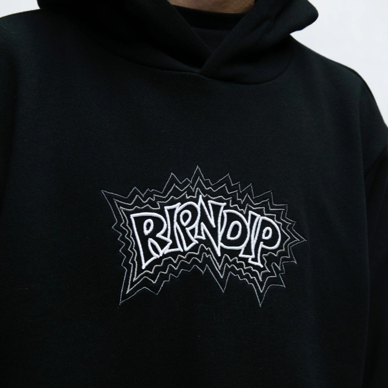 Толстовка Ripndip Shock Hoodie Black