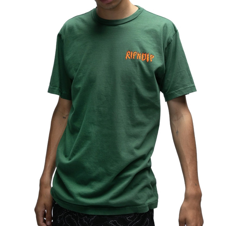Футболка Ripndip Burn Tee Olive